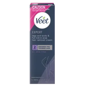 Veet Expert Legs and Body & Full Bikini Hair Removal Cream 100mL.webp