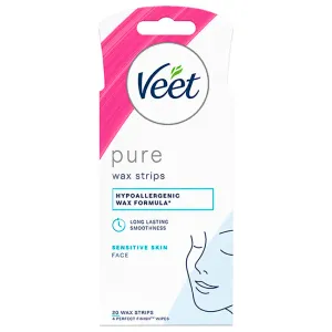 Pure Cold Wax Strips Face 20s (Sensitive).webp