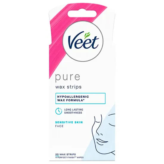 Pure Cold Wax Strips Face 20s (Sensitive).webp