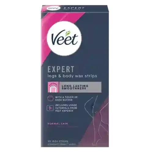 Veet Expert Legs & Body Cold Wax Strips 20s.webp